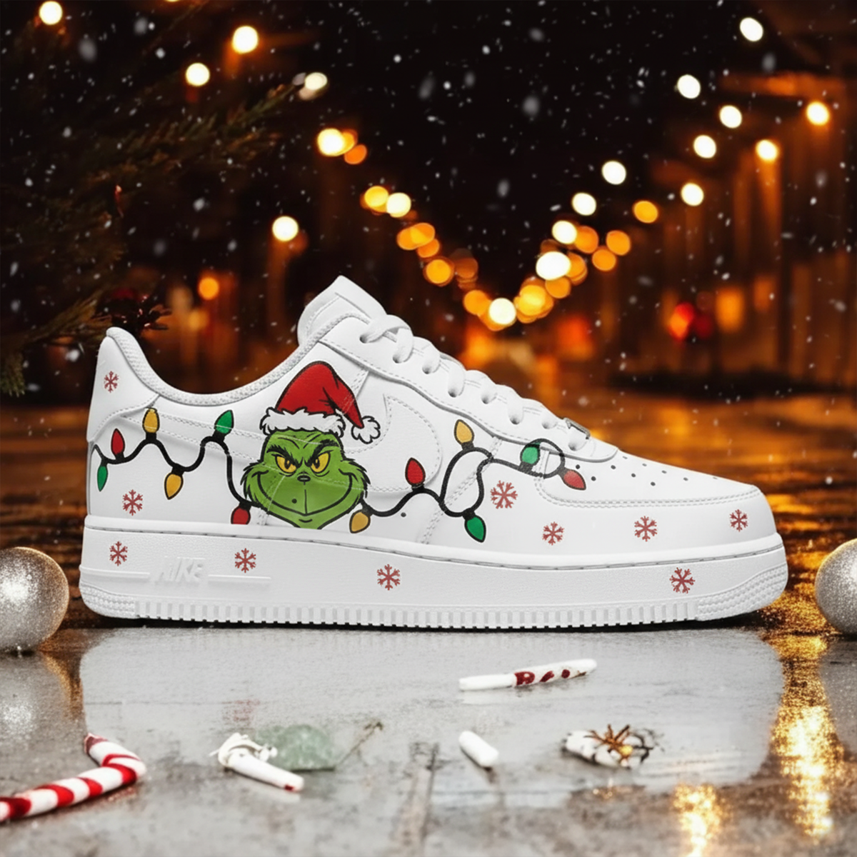 Christmas custom shoes 01