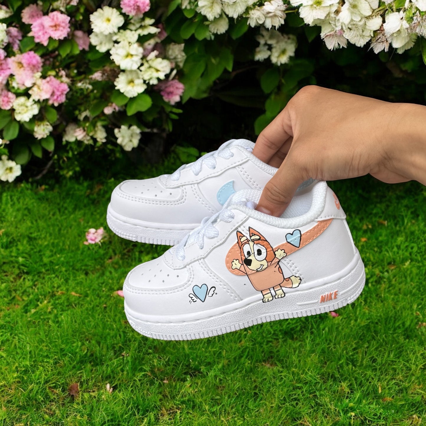 Bluey and Bingo Custom Shoes AF1