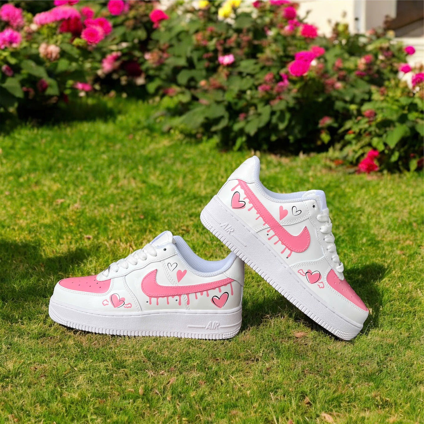 Drip Heart Custom Shoes Air Force 1