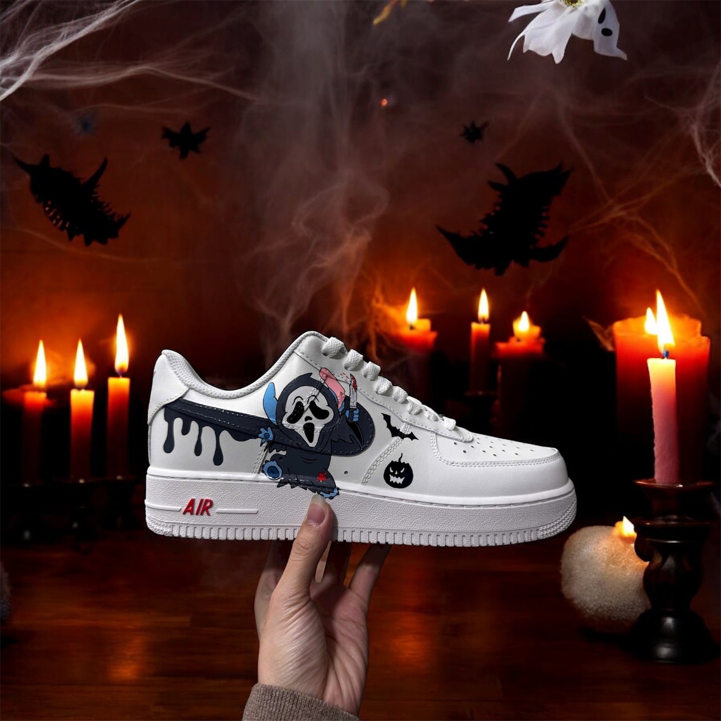 Stitch Ghosts Custom Shoes Air Force 1