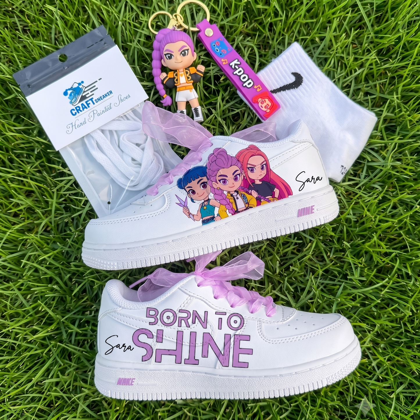 Limited Edition: Born To Shine Hand Painted Shoes