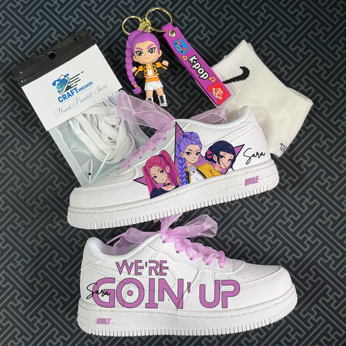 Limited Edition: Set Goin UP - FREE SHOES LACES + KEYCHAIN + SOCKS