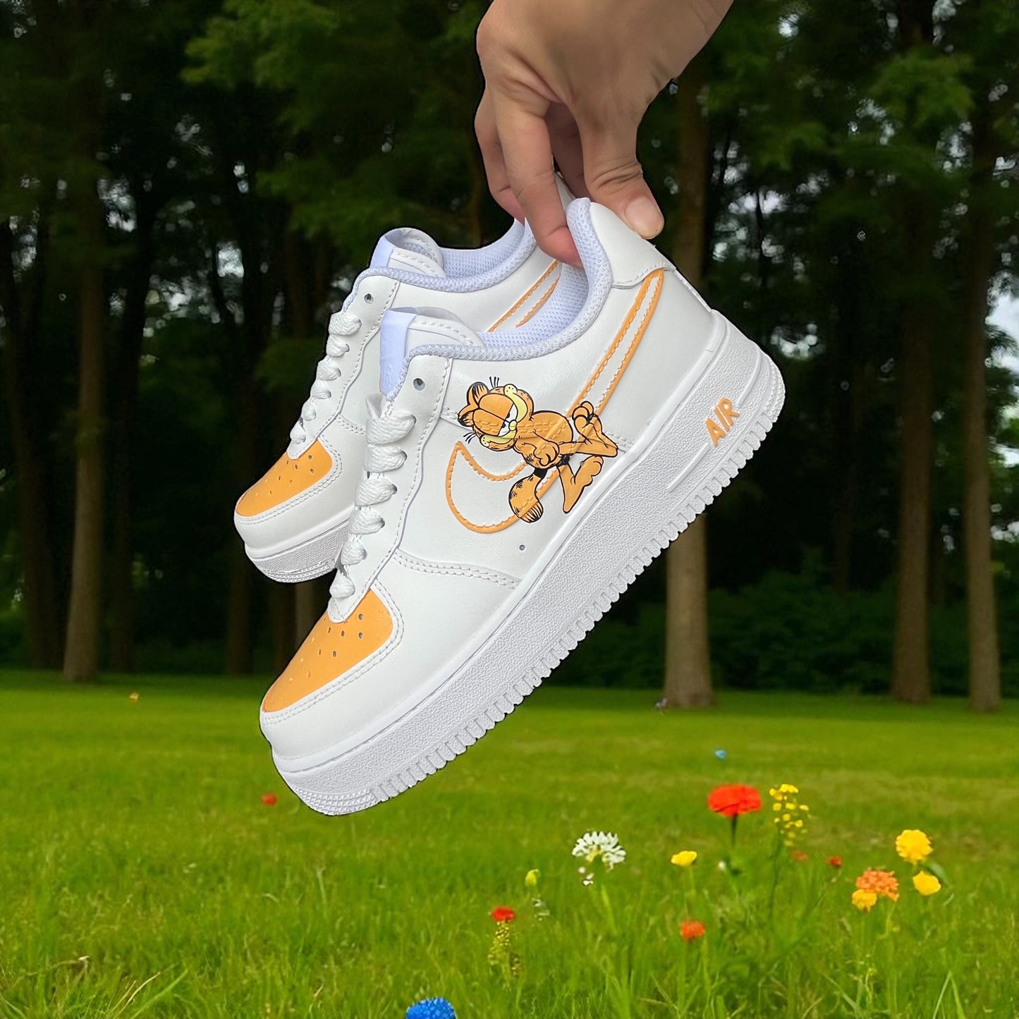 Garfield Custom Shoes Air Force 1's Sneakers