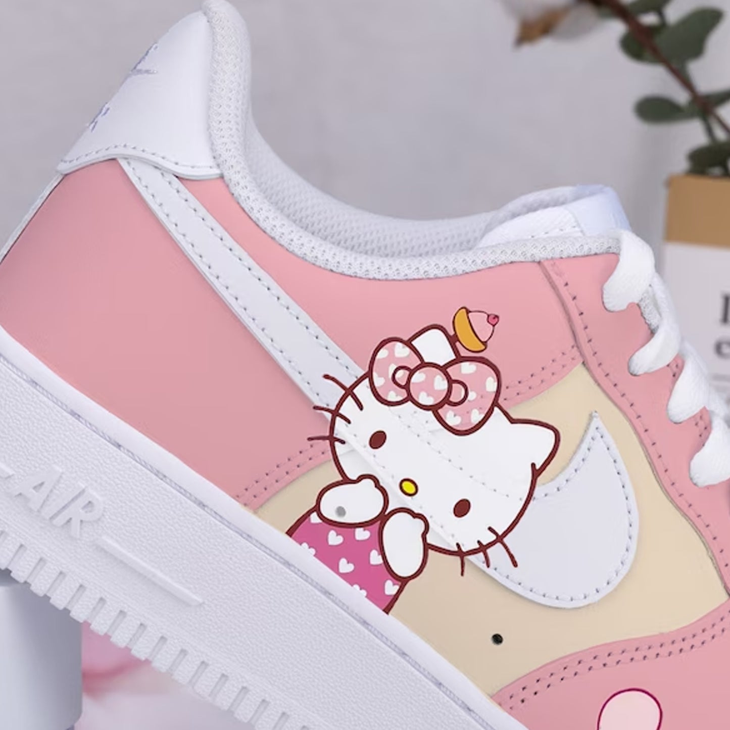 Pink Cartoon Custom Sneaker