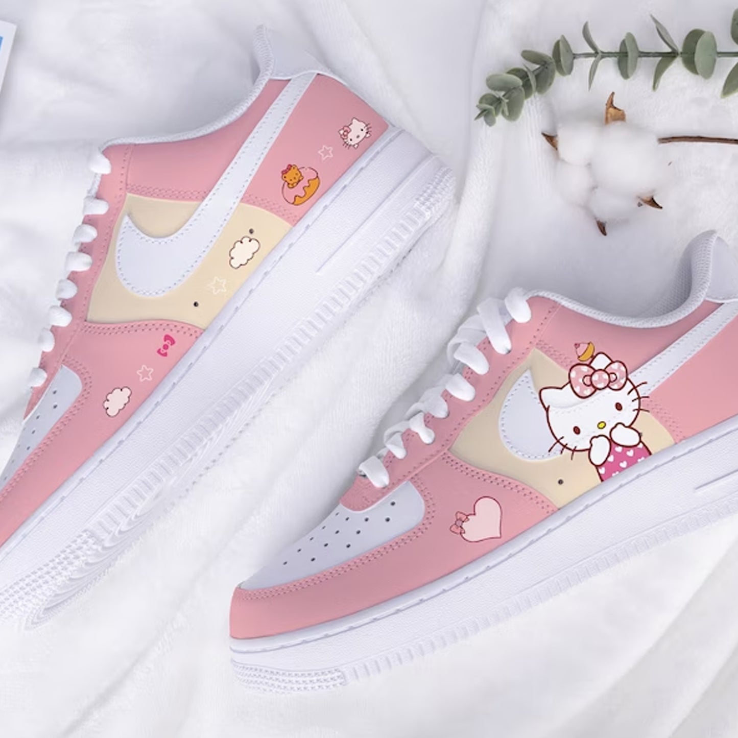 Pink Cartoon Custom Sneaker
