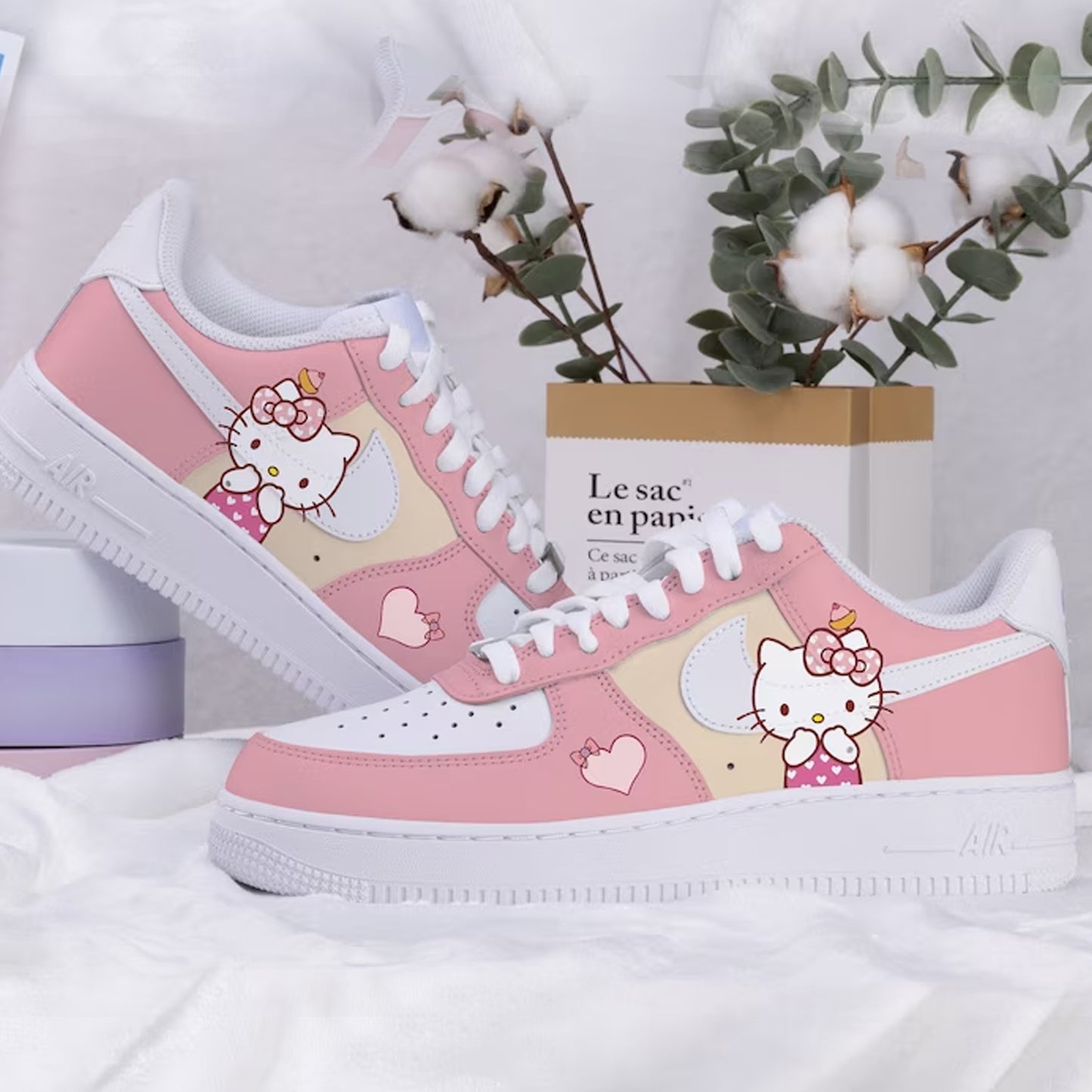 Pink Cartoon Custom Sneaker