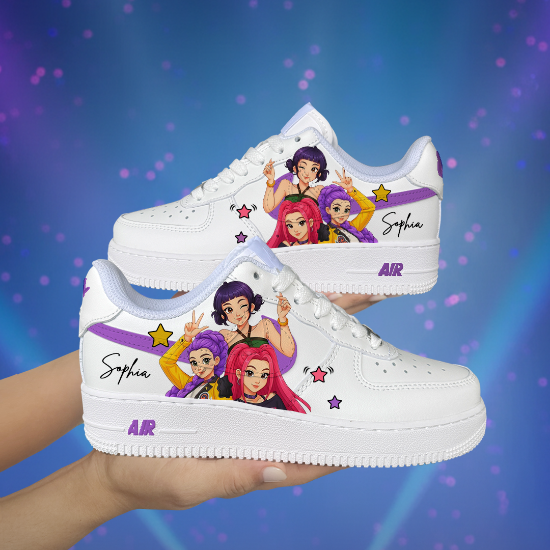 Kpop 10 Hand Painted Shoes