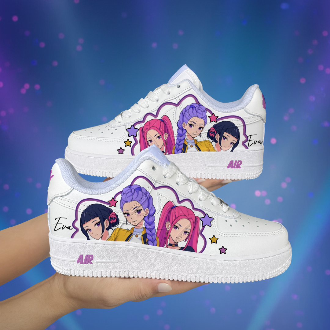Kpop 6 Hand Painted Shoes