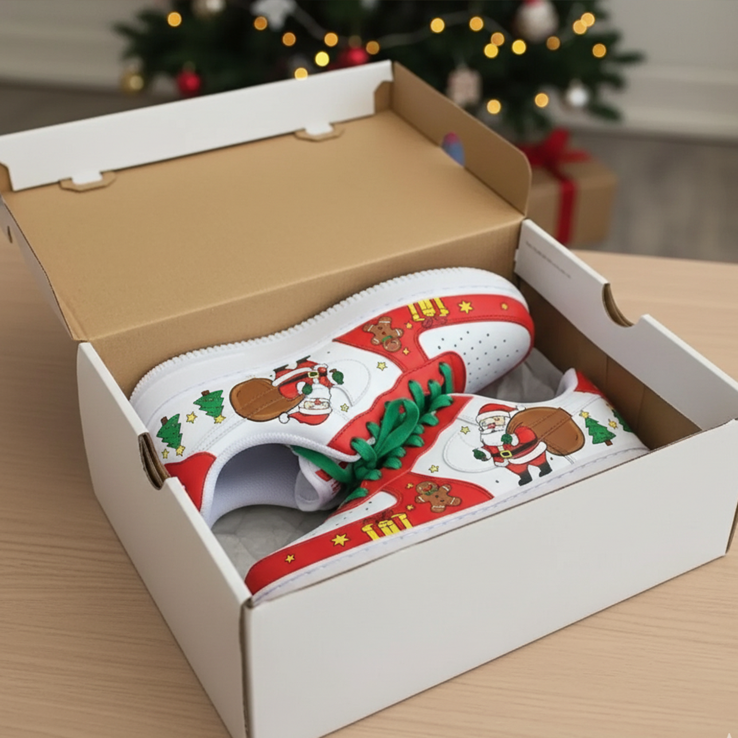 Christmas custom shoes 07