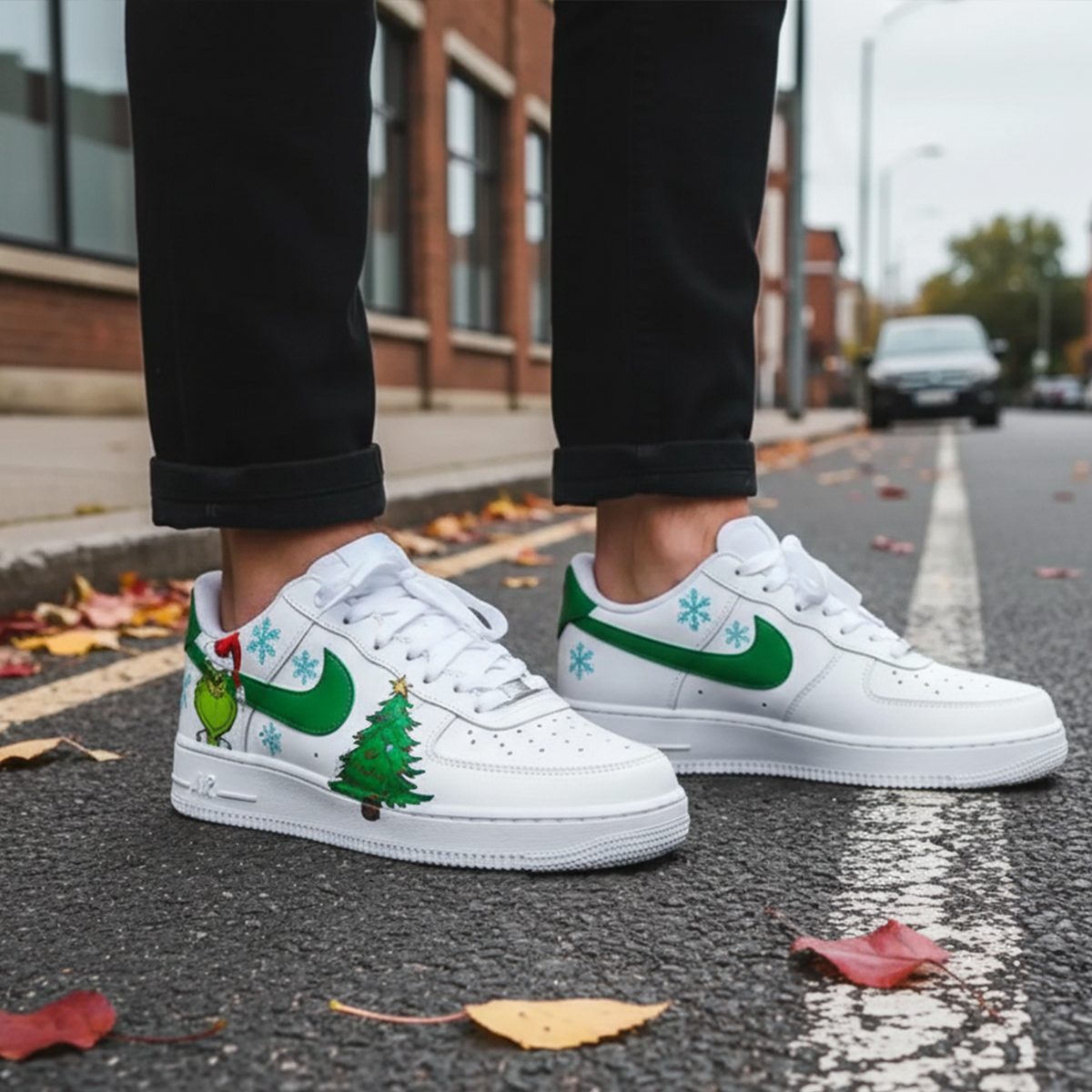Christmas custom shoes 08