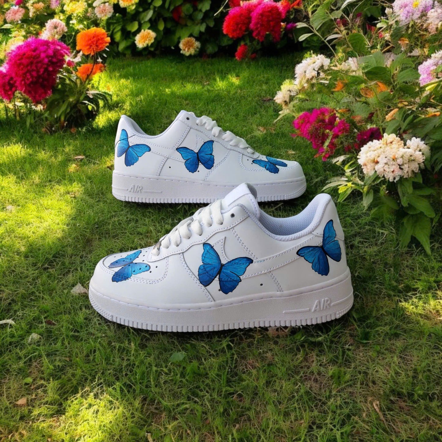 Blue Butterfly Custom Sneaker