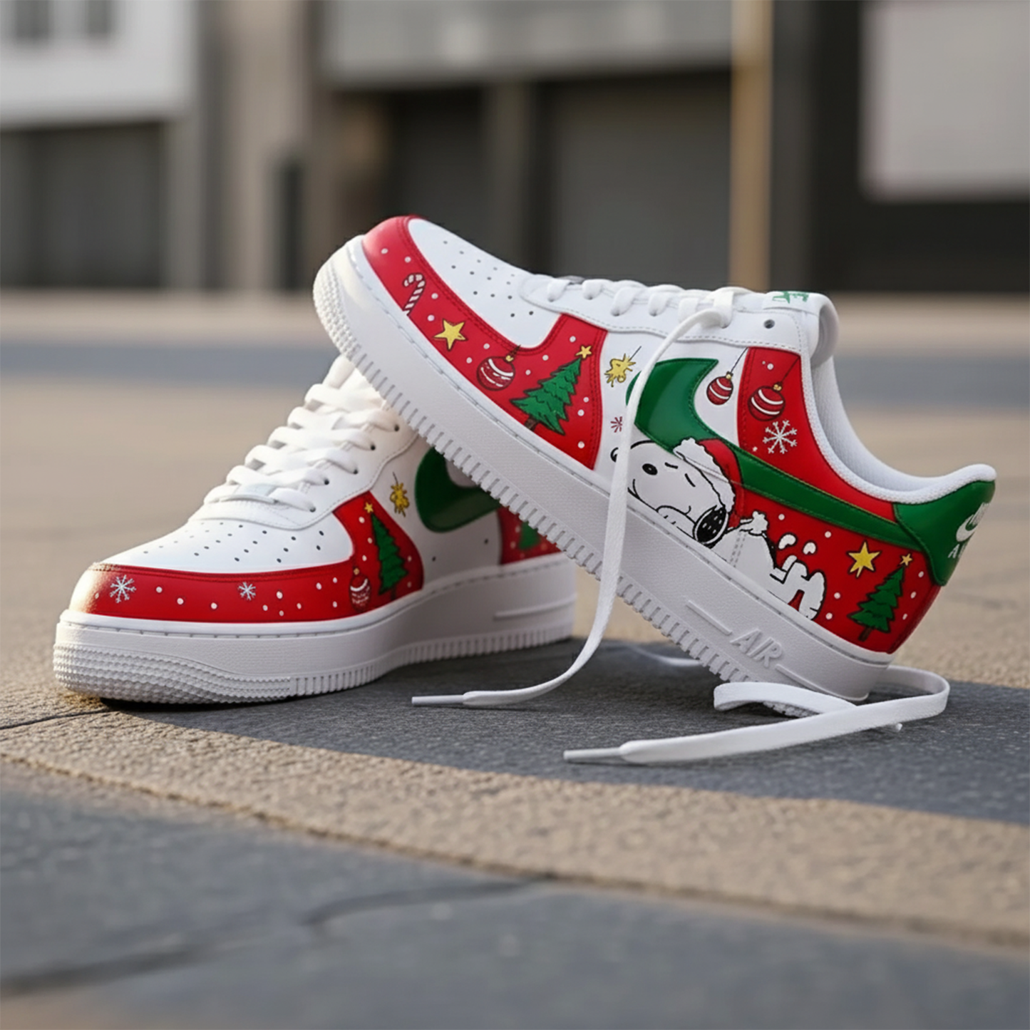 Christmas custom shoes 04