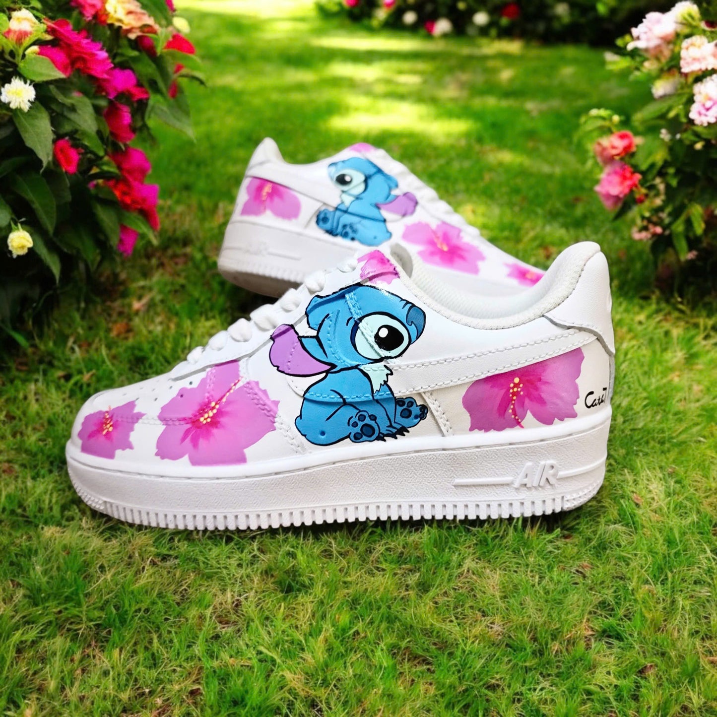 Stitch Flower Custom Air Force 1 Sneaker