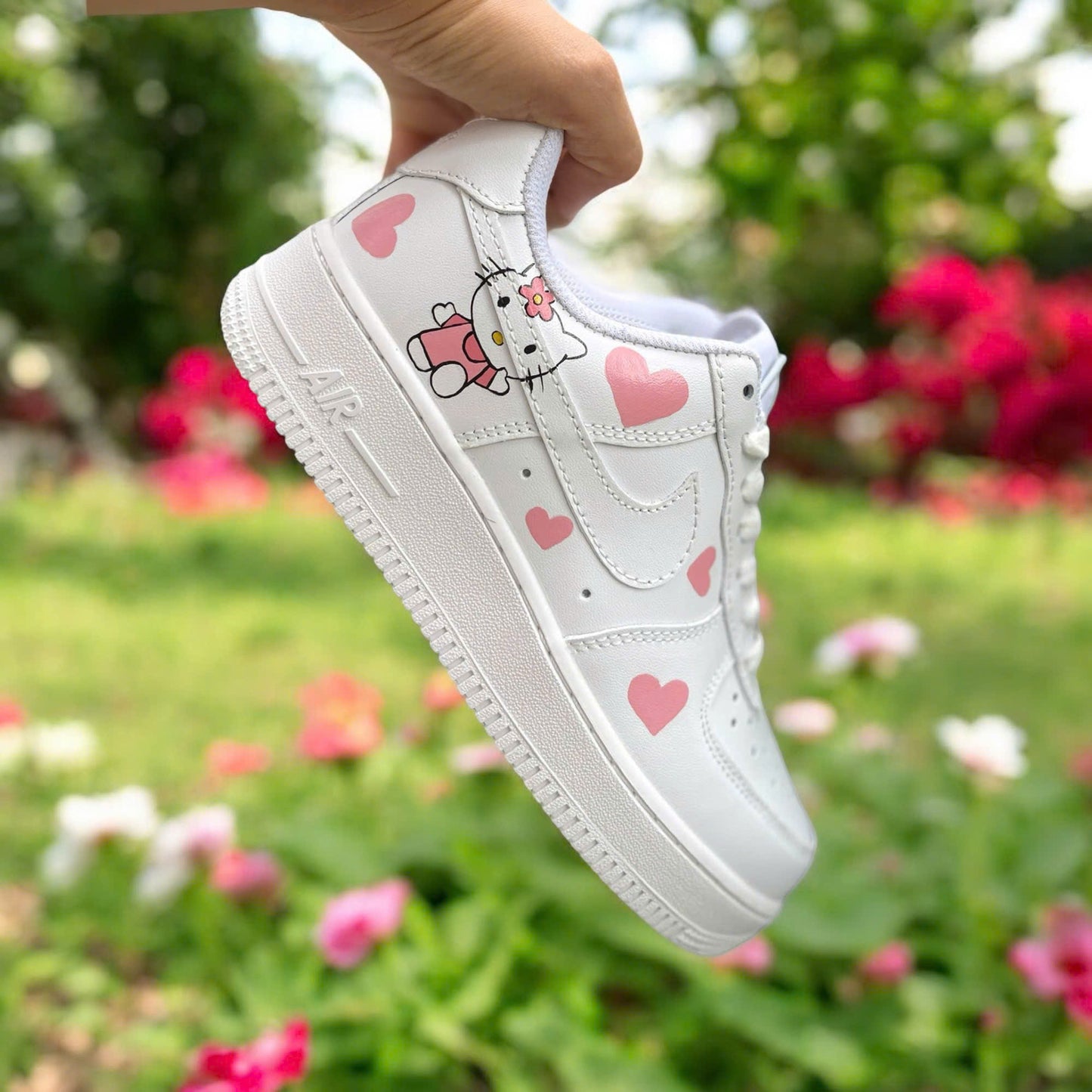 Kitty Heart Cartoon Custom Sneaker