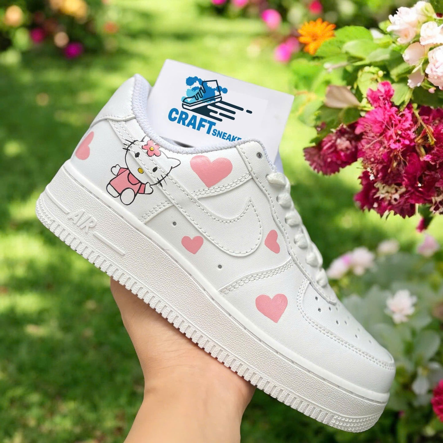 Kitty Heart Cartoon Custom Sneaker