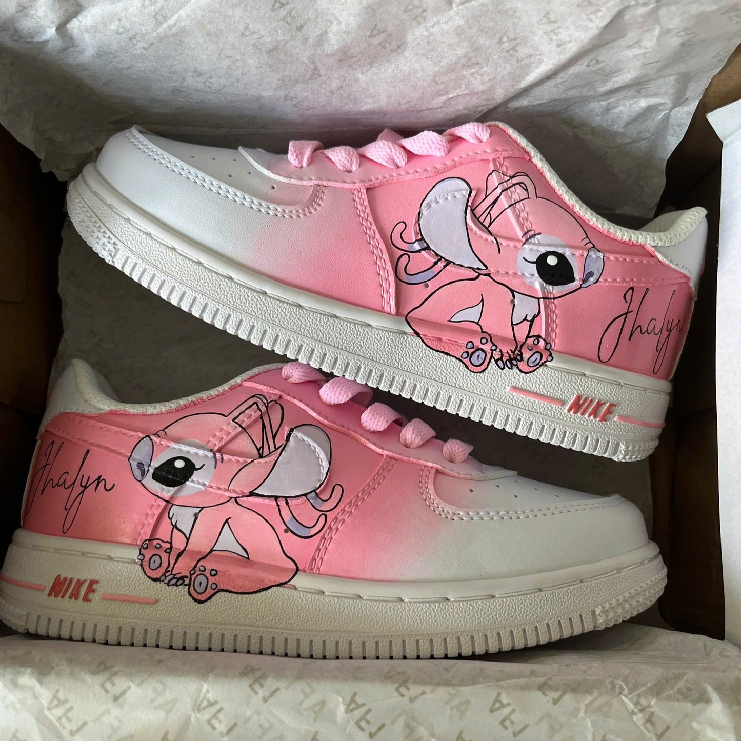 Pink Stitch Custom Sneaker Air Force 1