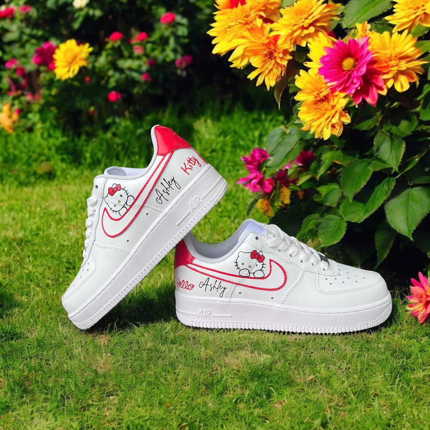 Red Kitty Custom Sneaker