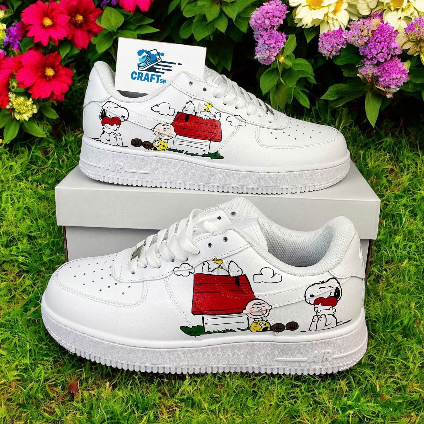 Snoopy Dog Cartoon Custom Sneaker Air Force 1