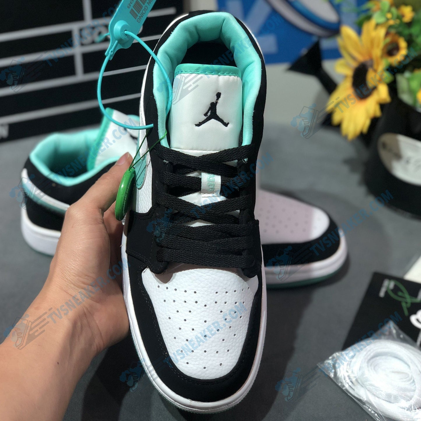 JD Black Green Sneaker