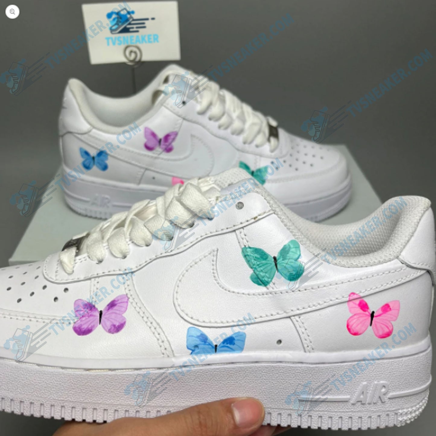 Multiple Butterflies Custom Sneaker