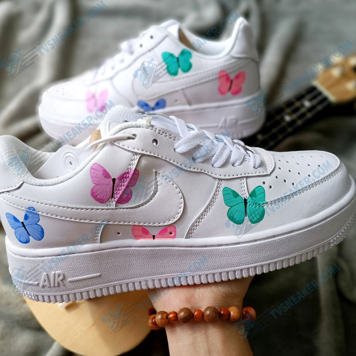 Multiple Butterflies Custom Sneaker