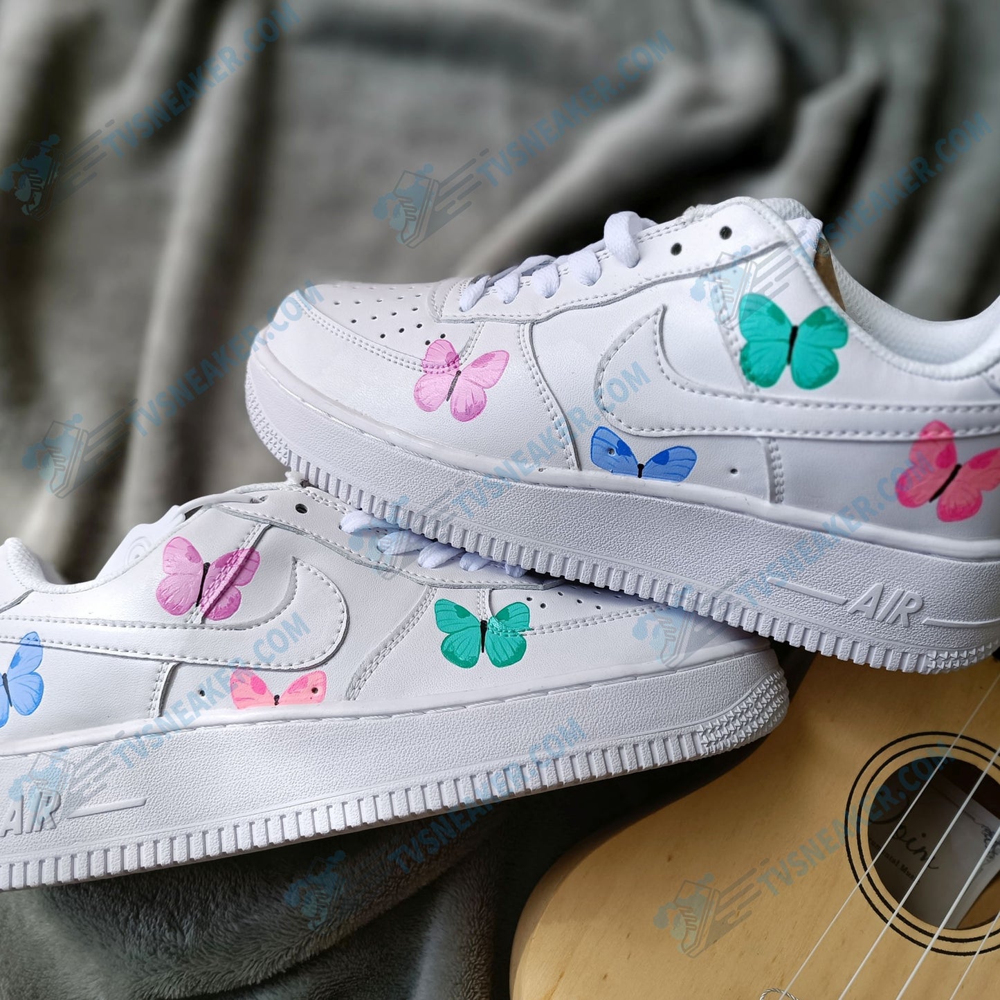 Multiple Butterflies Custom Sneaker