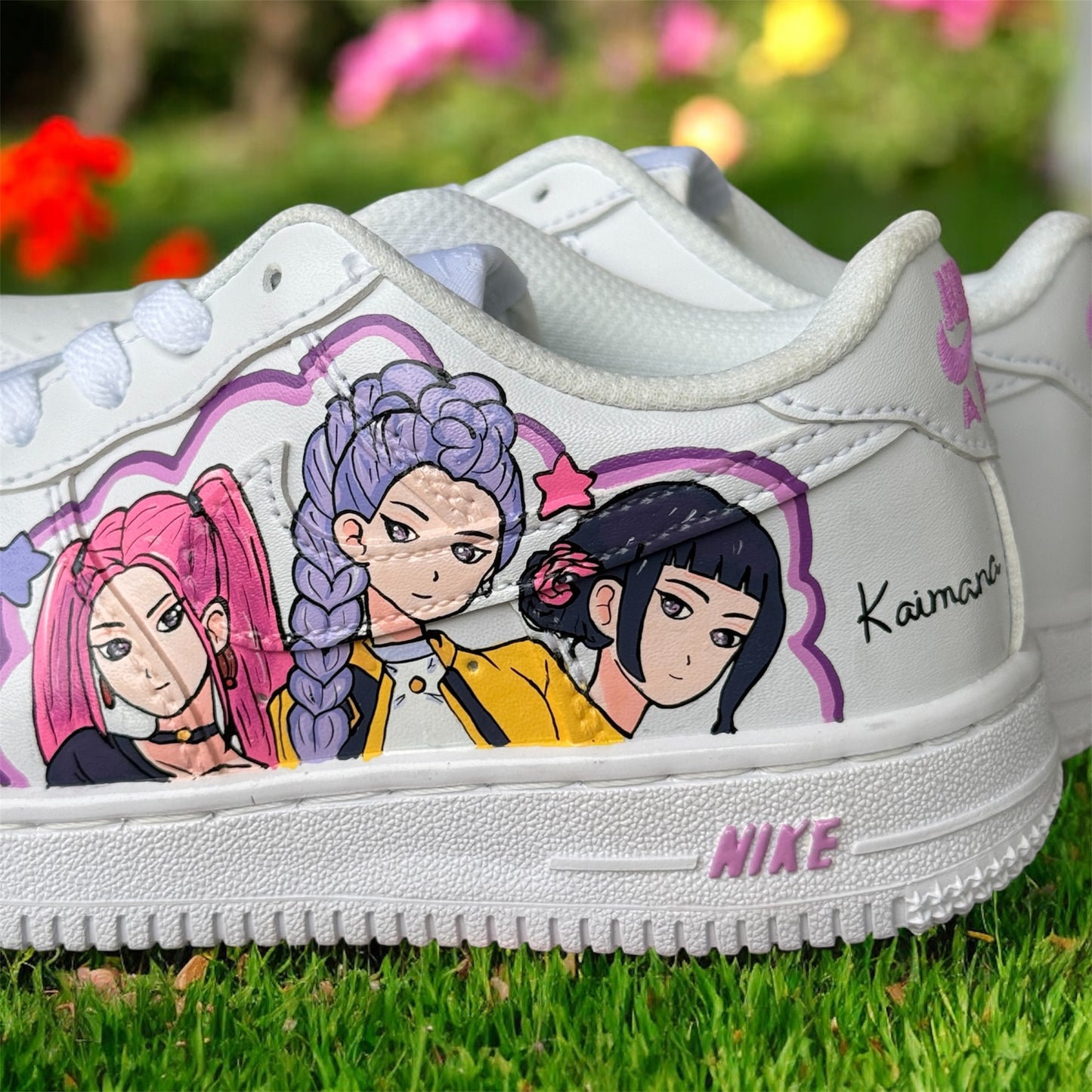 Kpop 6 Hand Painted Shoes