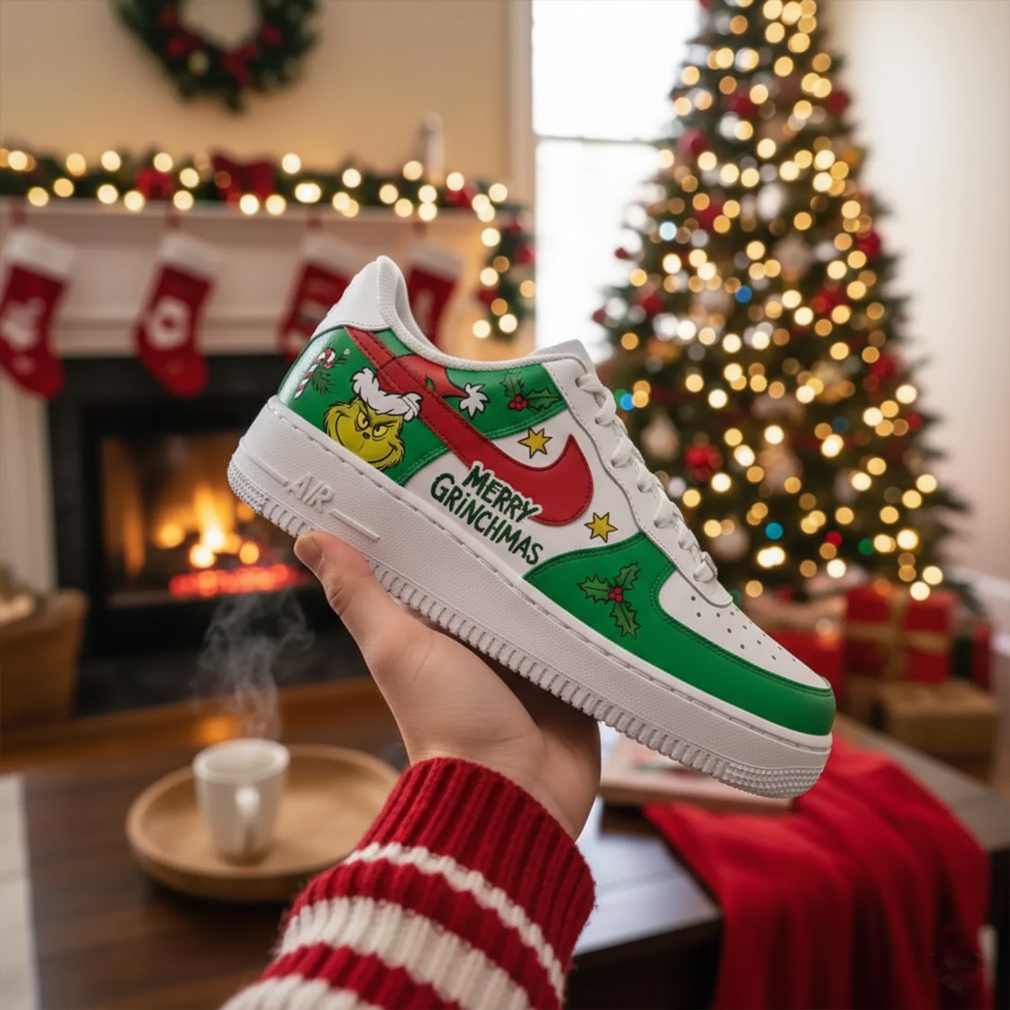 Christmas custom shoes 02