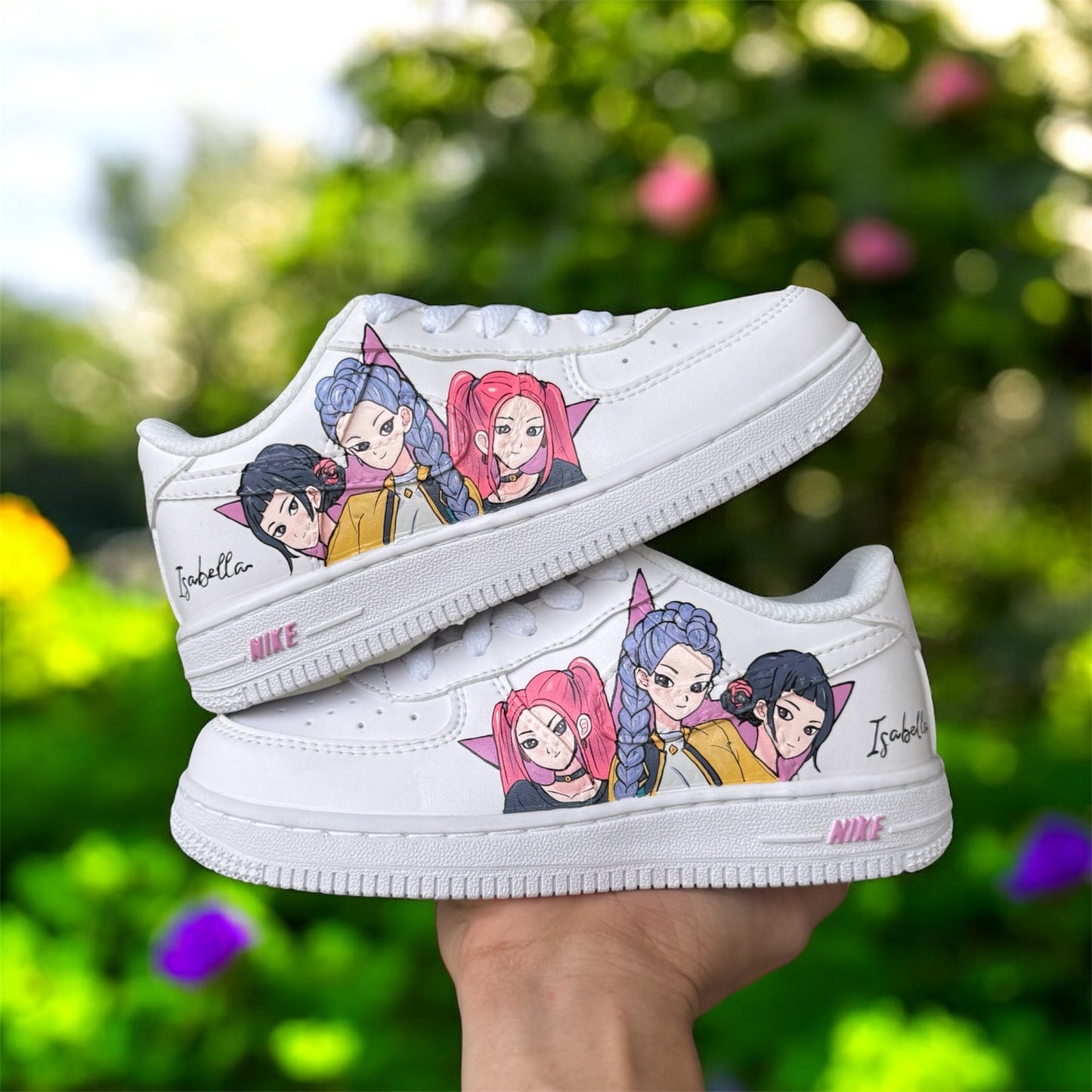 Kpop 5 Hand Painted Shoes