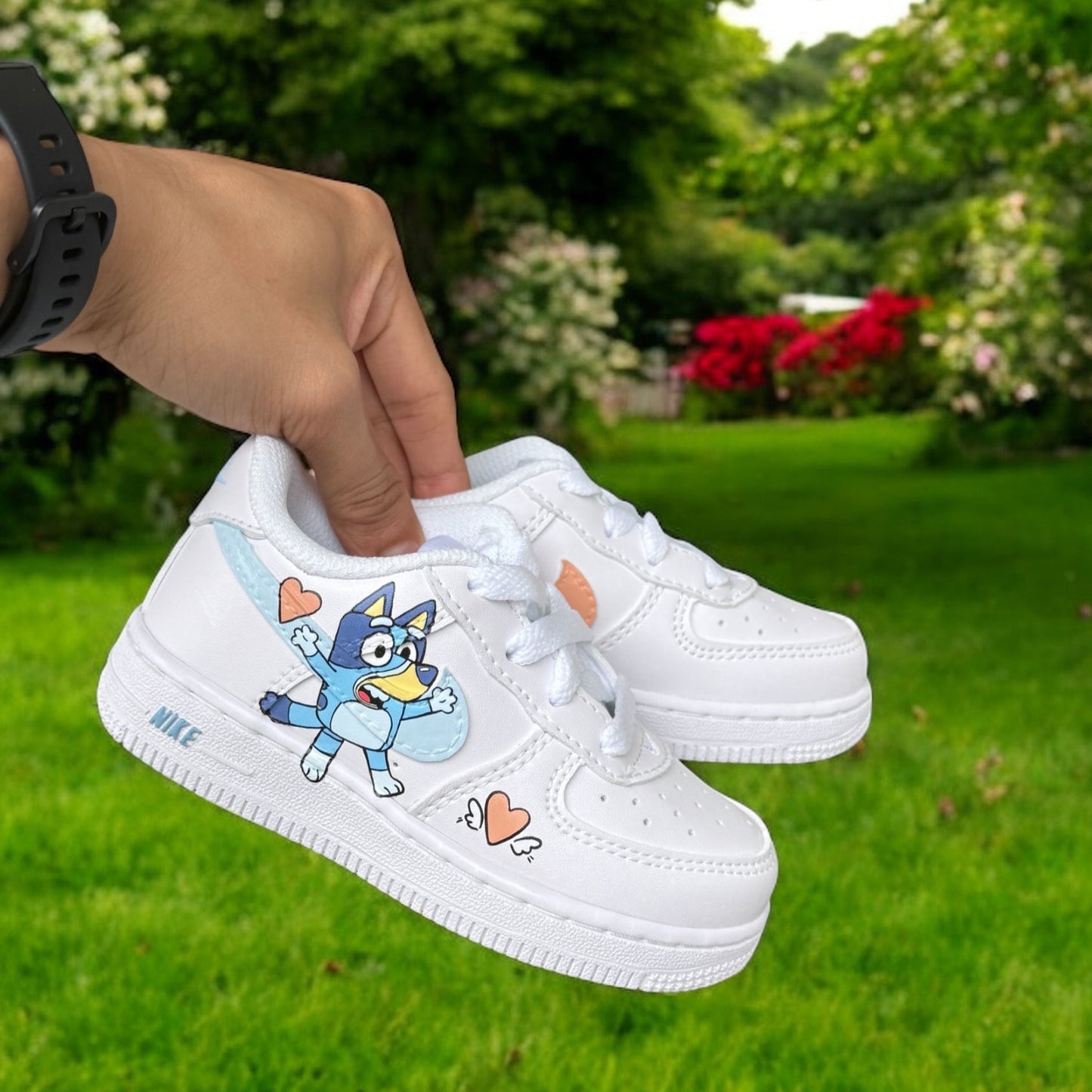 Bluey and Bingo Custom Shoes AF1