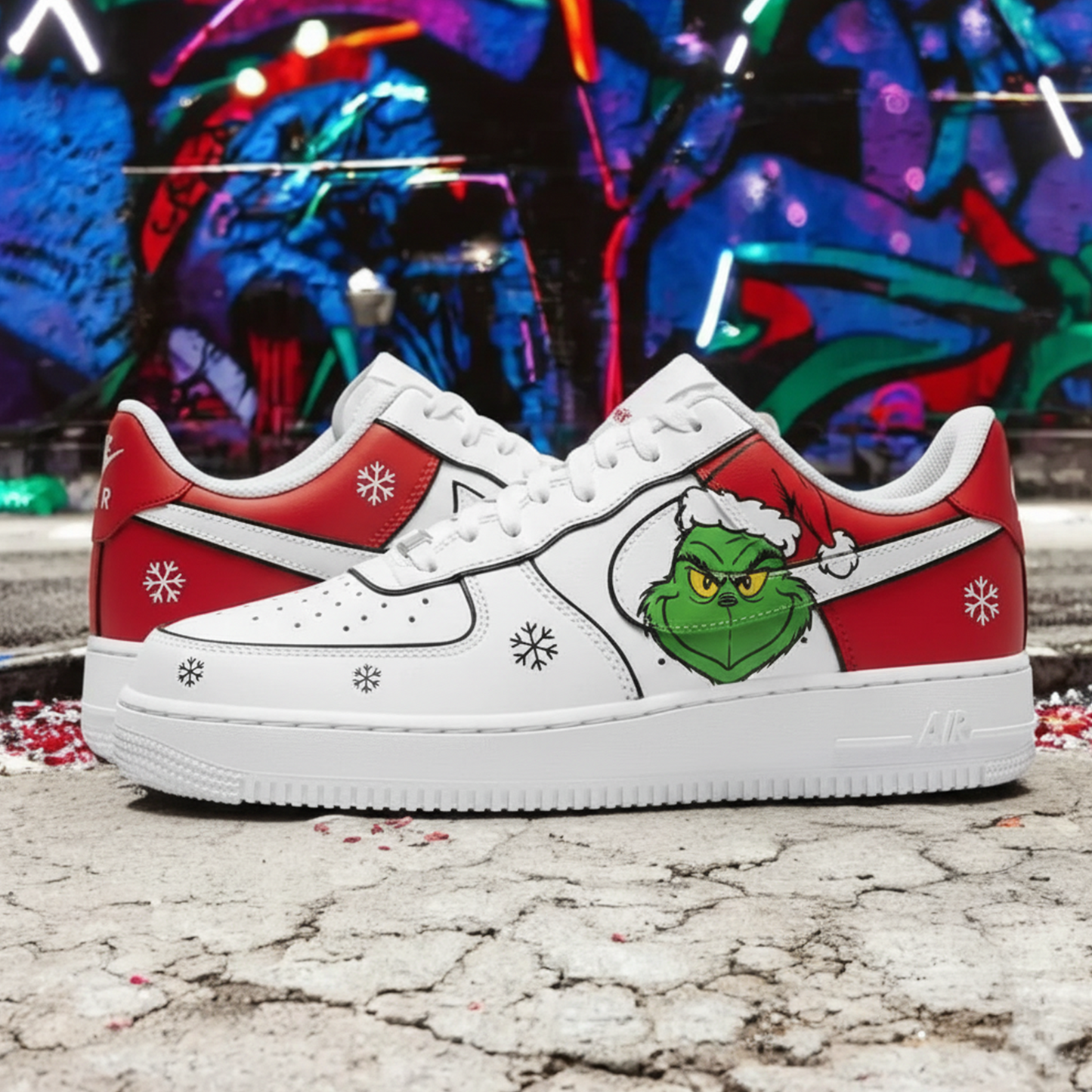 Christmas custom shoes 03