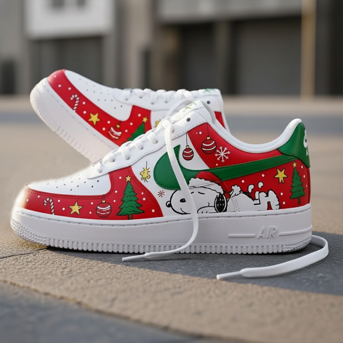 Christmas custom shoes 04