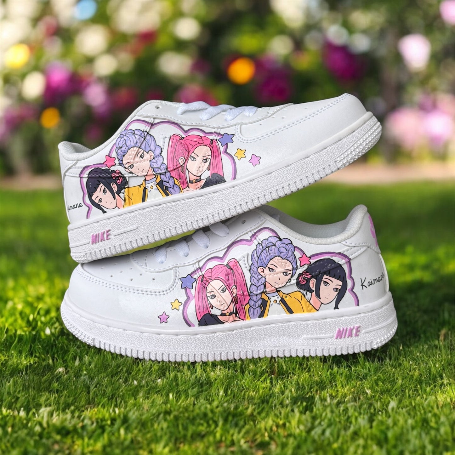 Kpop 6 Hand Painted Shoes