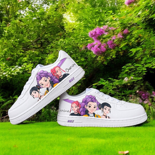 K Pop Demon Hunter Custom Shoes Air Force 1
