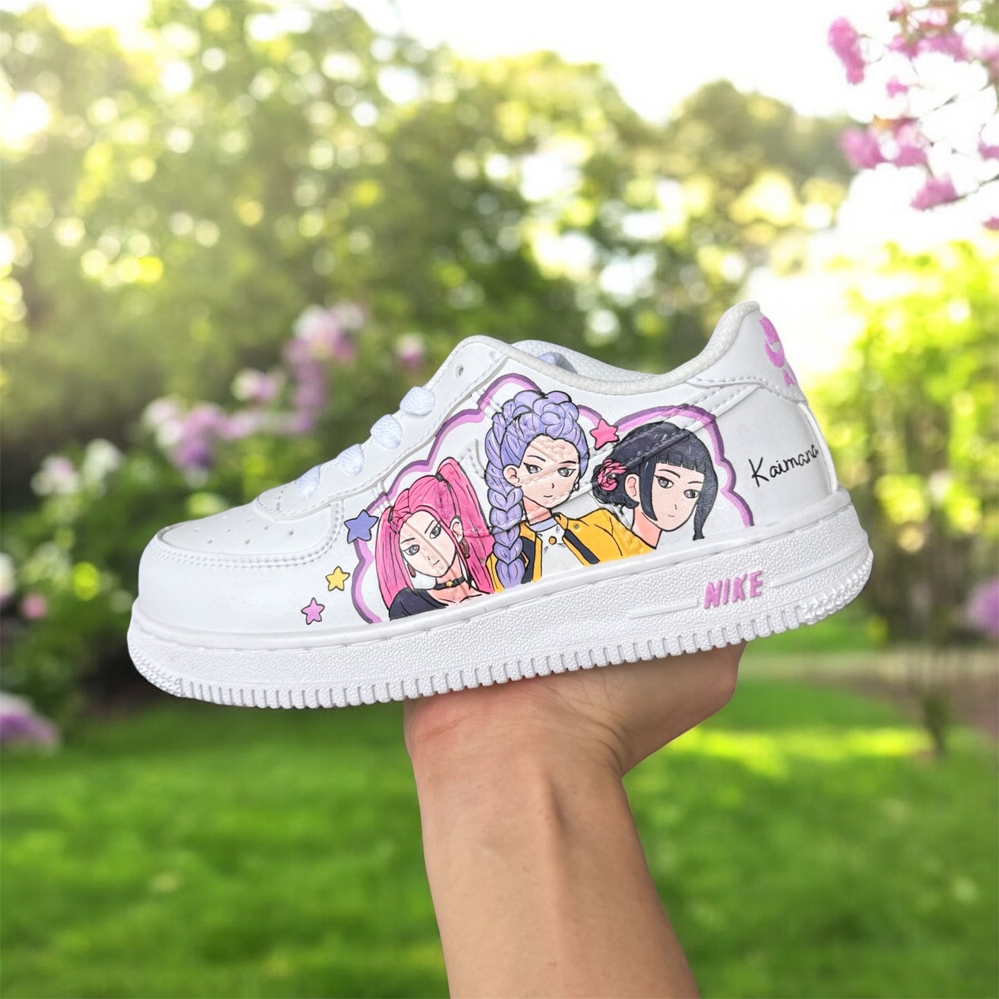 Kpop 6 Hand Painted Shoes