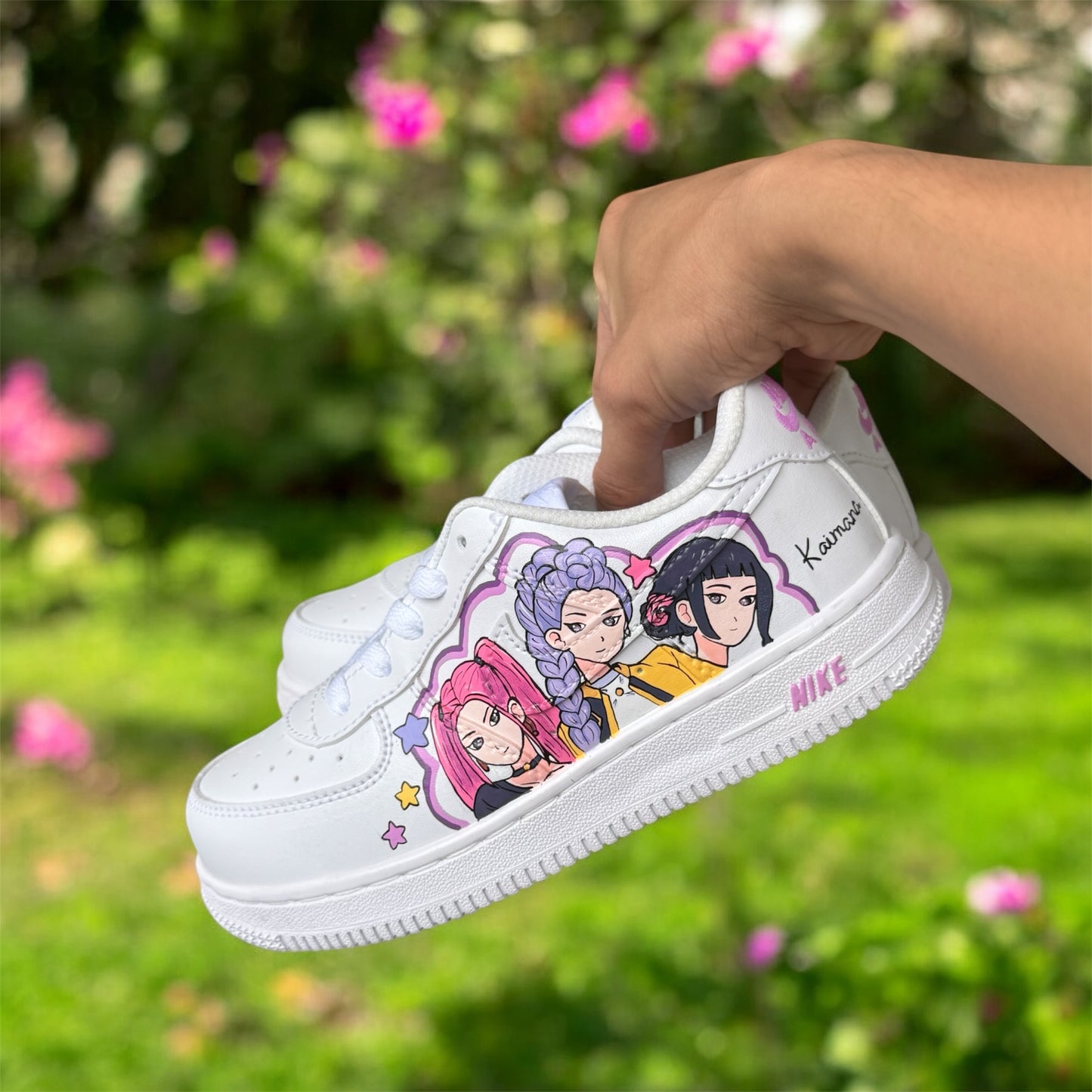 Kpop 6 Hand Painted Shoes