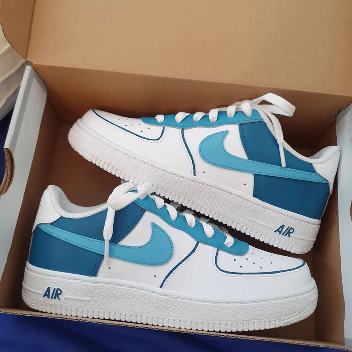 Blue Art Custom Sneaker