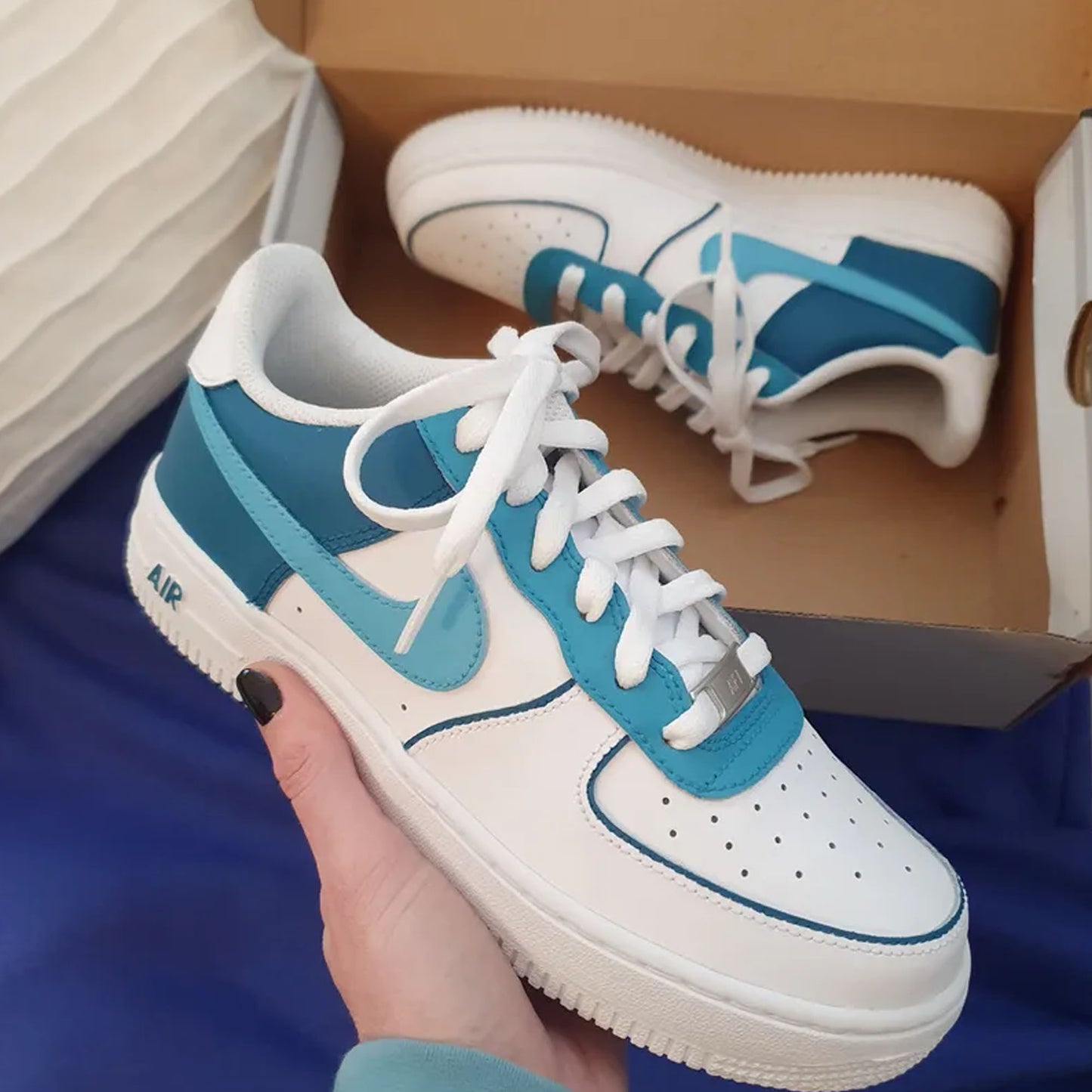 Blue Art Custom Sneaker