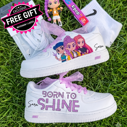 Limited Edition: Born To Shine Hand Painted Shoes