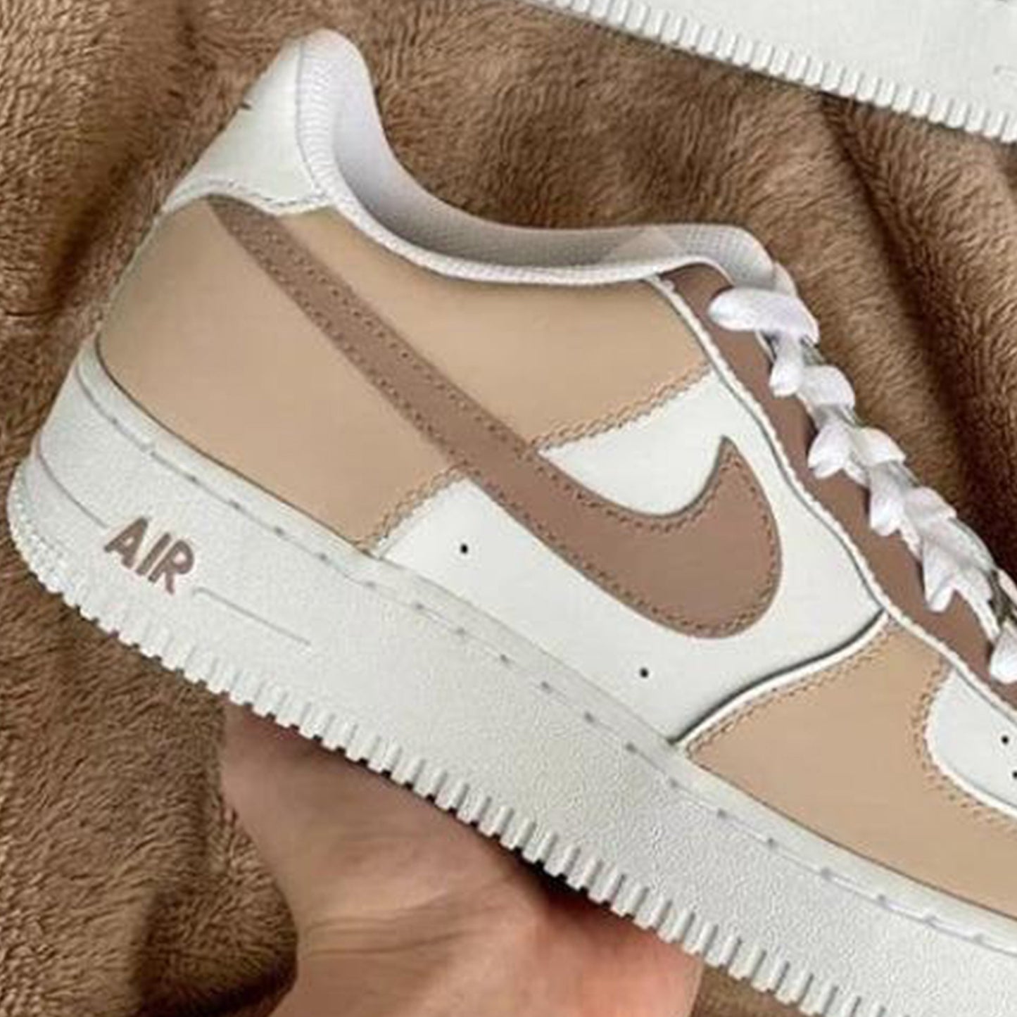 Deep Brown Art Custom Sneaker