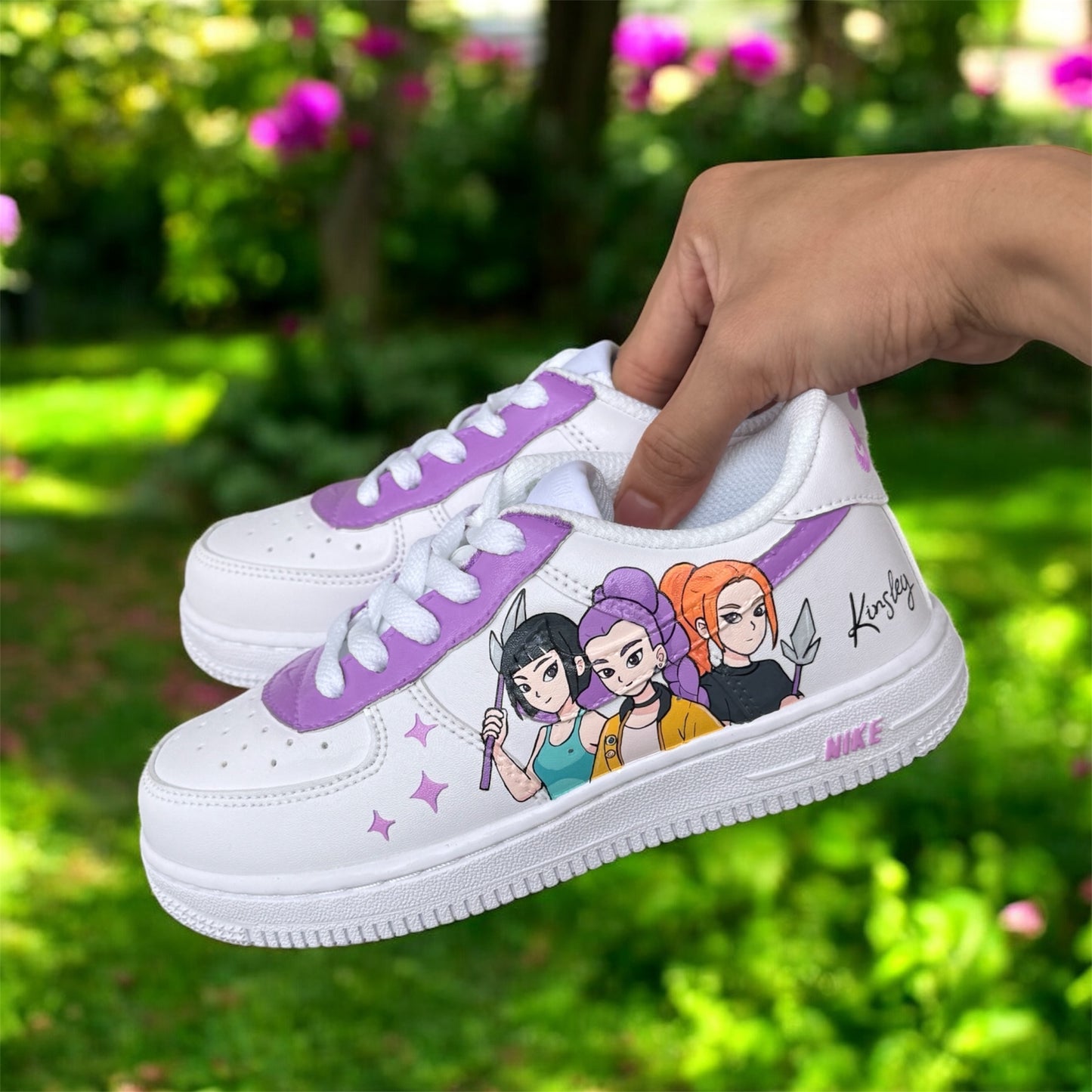 Kpop 2 Hand Painted Shoes