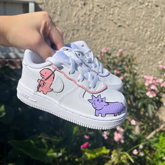 Dinosaur AF1 Kids Custom Sneaker