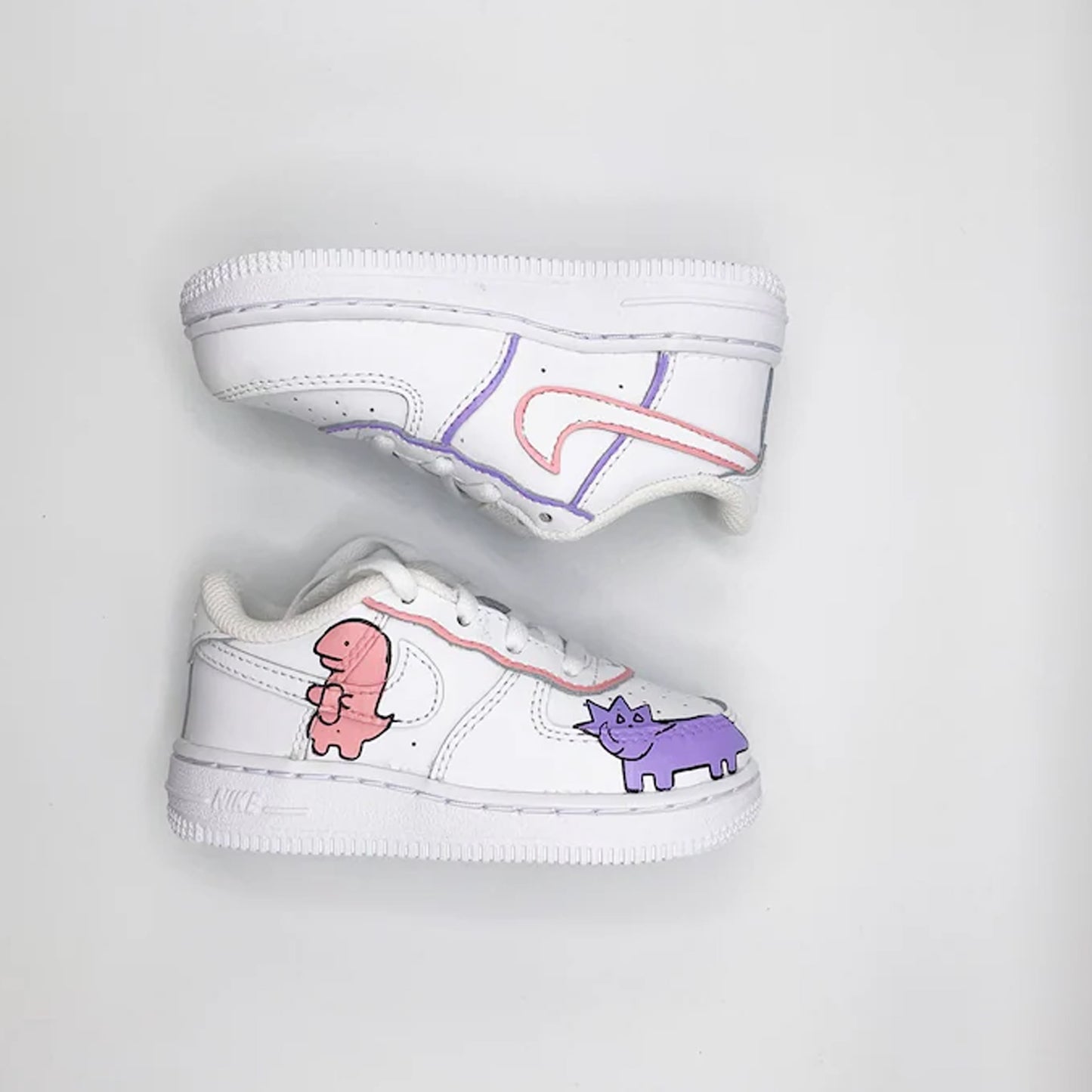 Dinosaur AF1 Kids Custom Sneaker