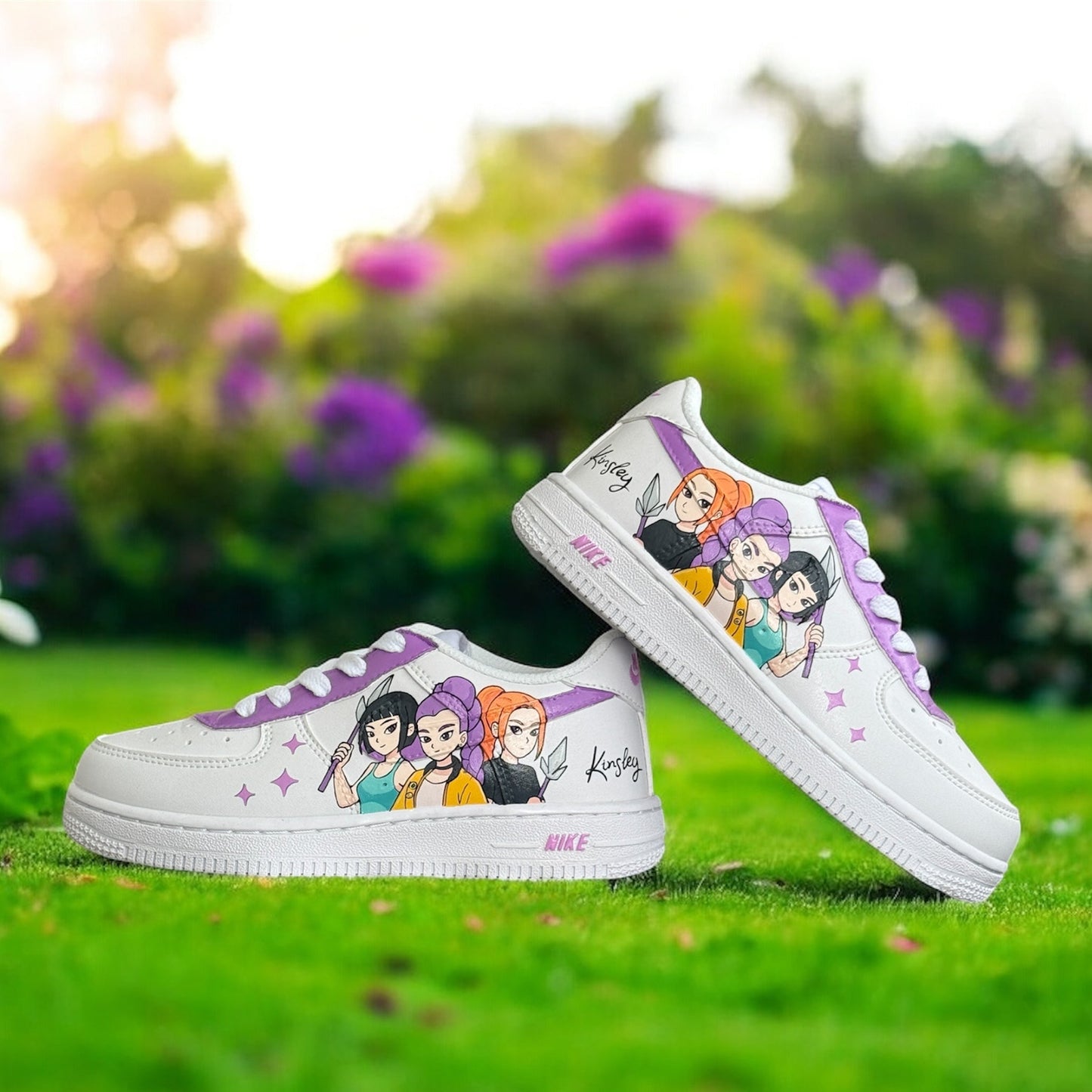 Kpop 2 Hand Painted Shoes