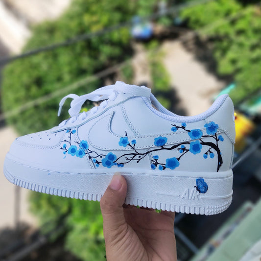 Blue Flower Custom Sneaker
