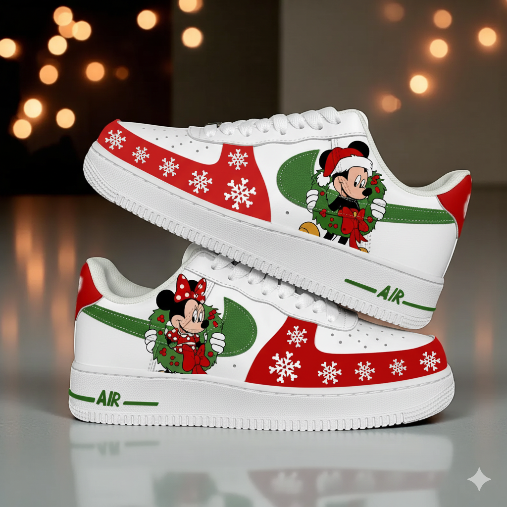 Christmas custom shoes 06