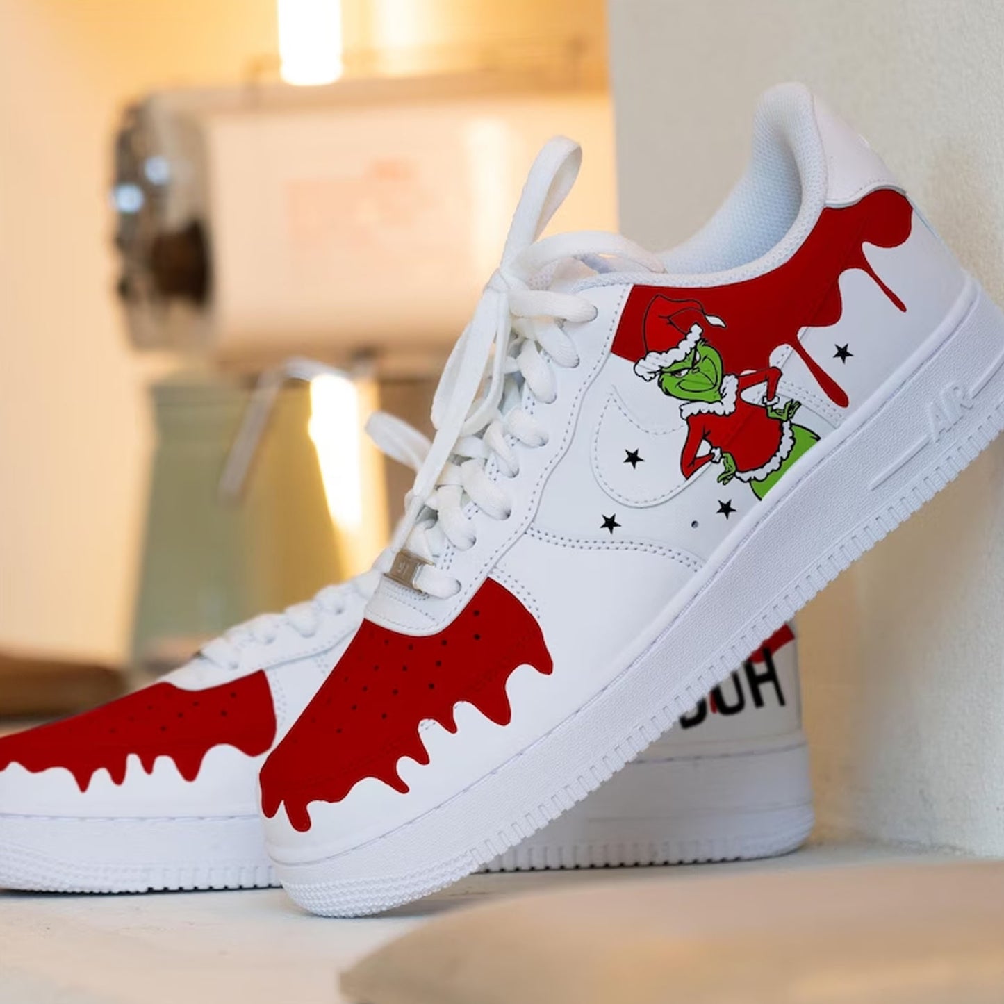 Grinch Drip Custom Sneaker