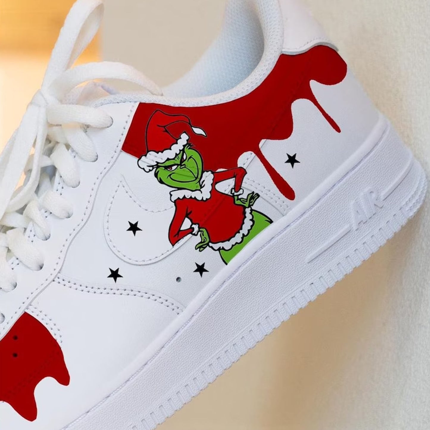 Grinch Drip Custom Sneaker