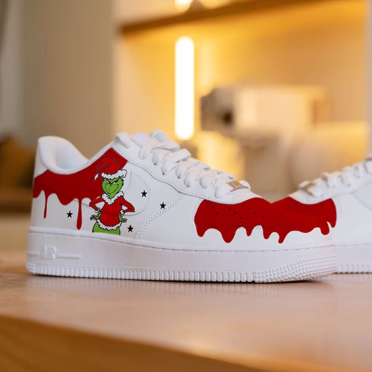 Grinch Drip Custom Sneaker