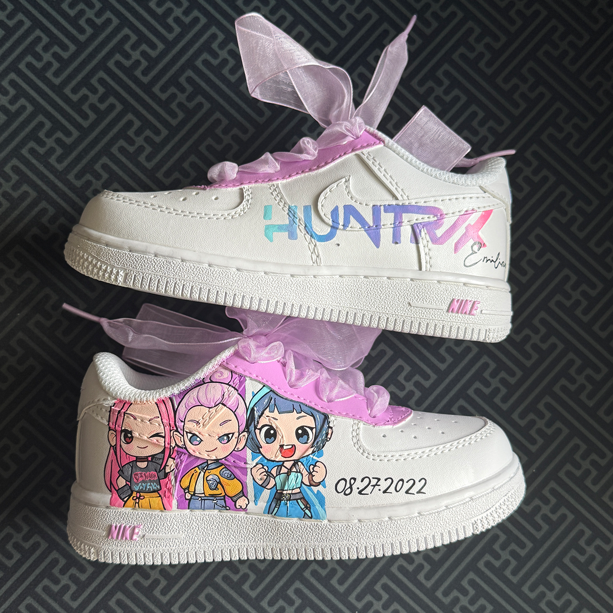 Limited Edition: Huntix custom shoes air force 1 kids 1